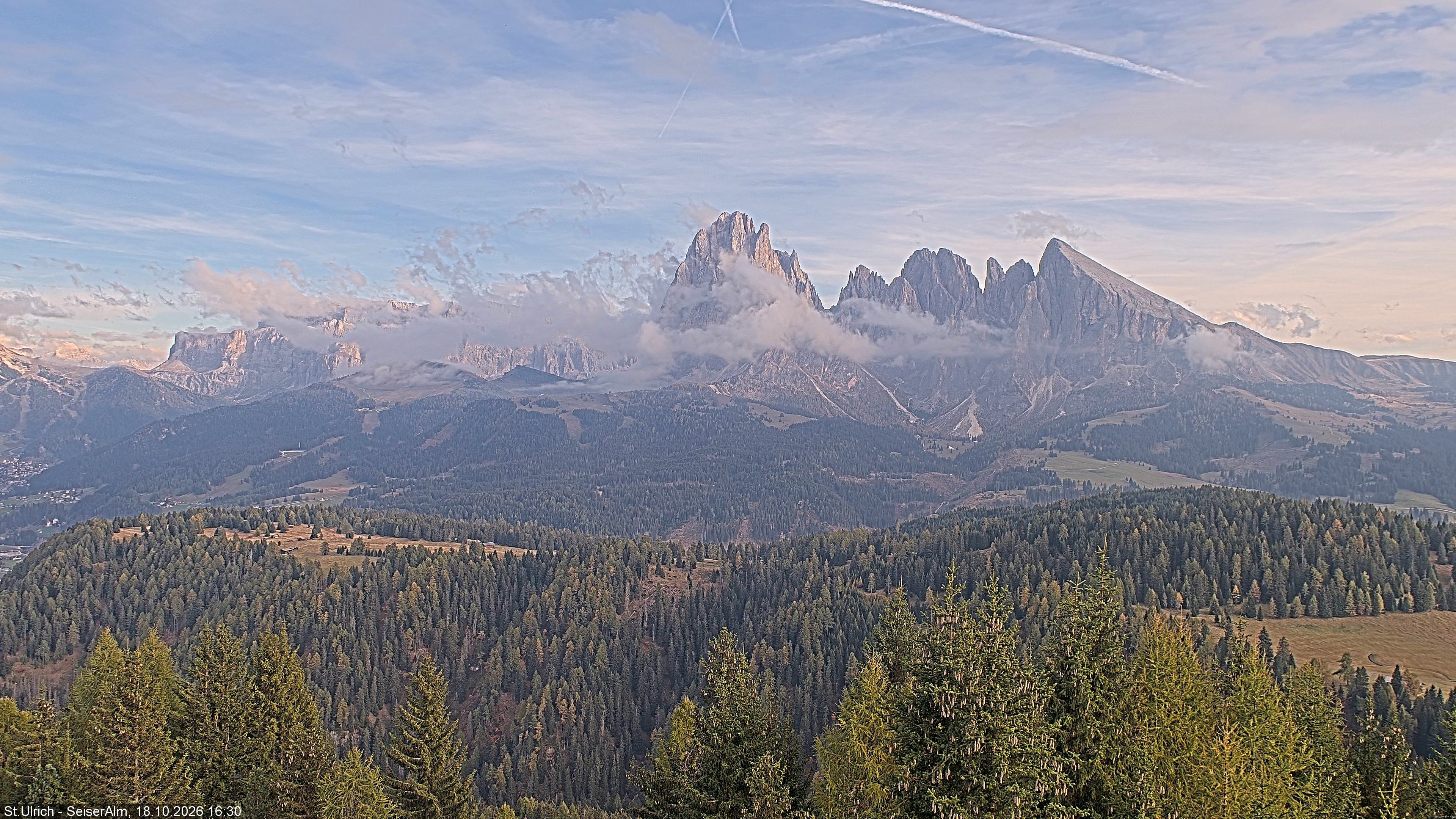 Archiv Foto Webcam Ausblick Seiser Alm