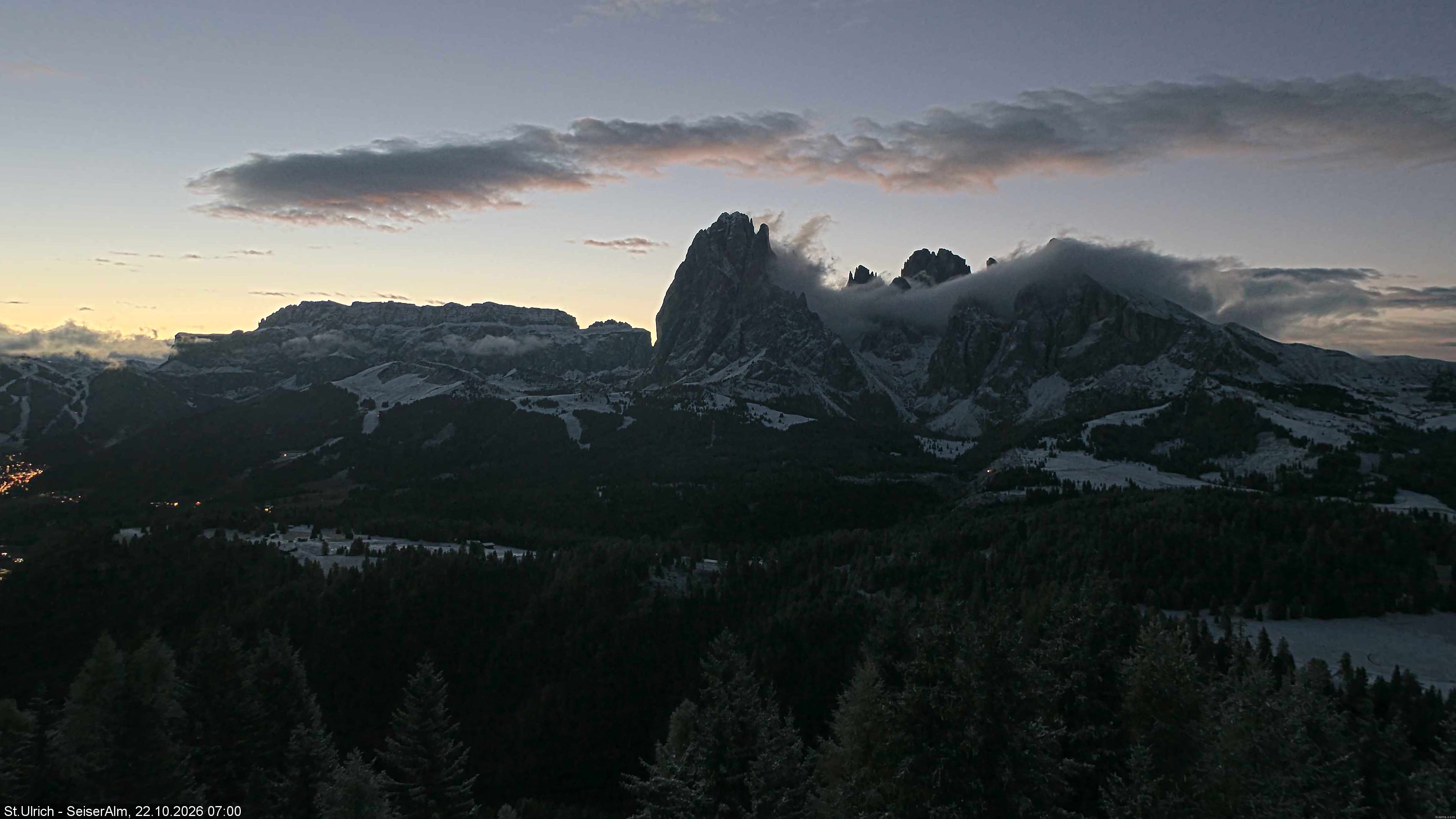 Archiv Foto Webcam Ausblick Seiser Alm