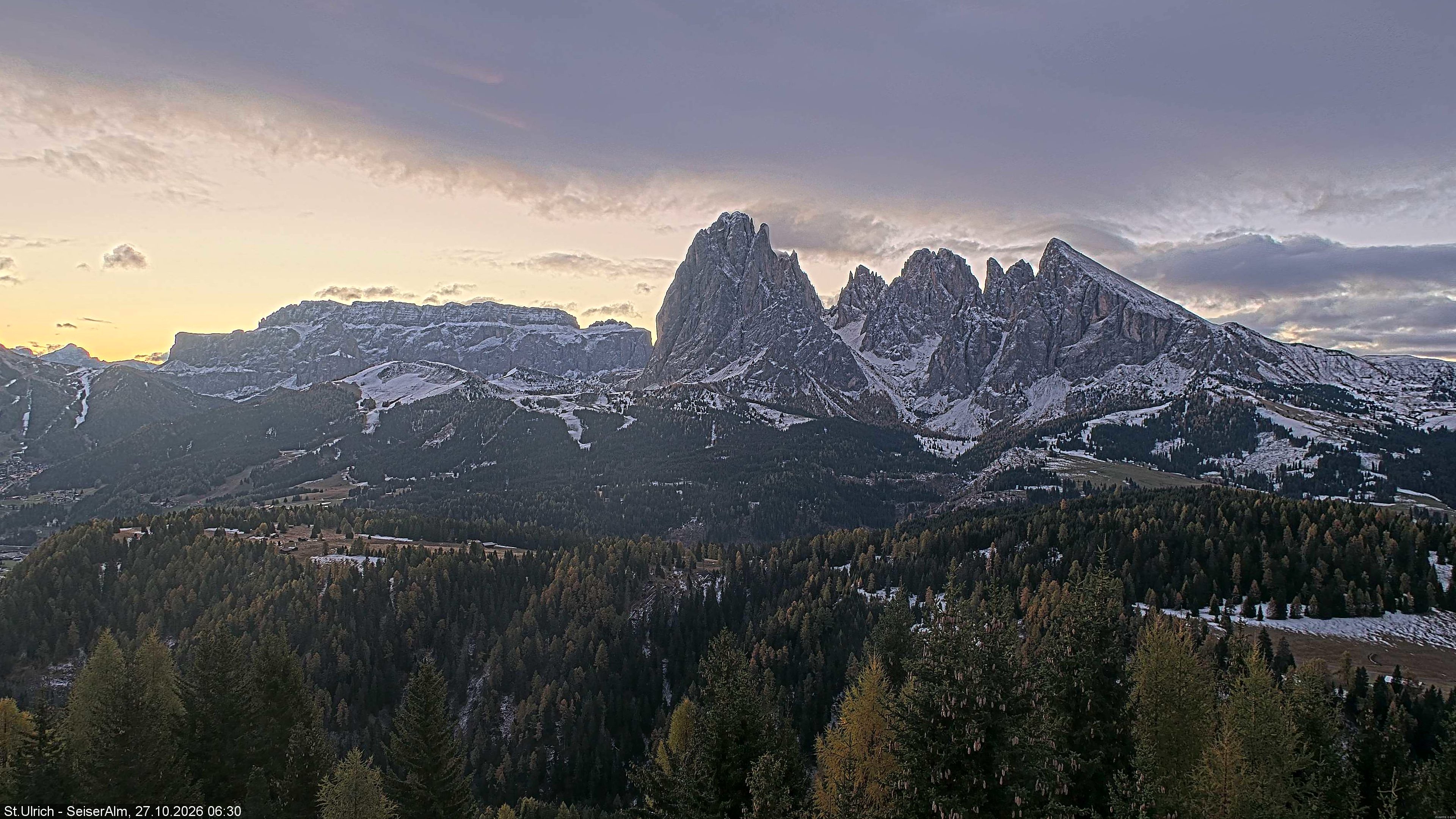 Archiv Foto Webcam Ausblick Seiser Alm