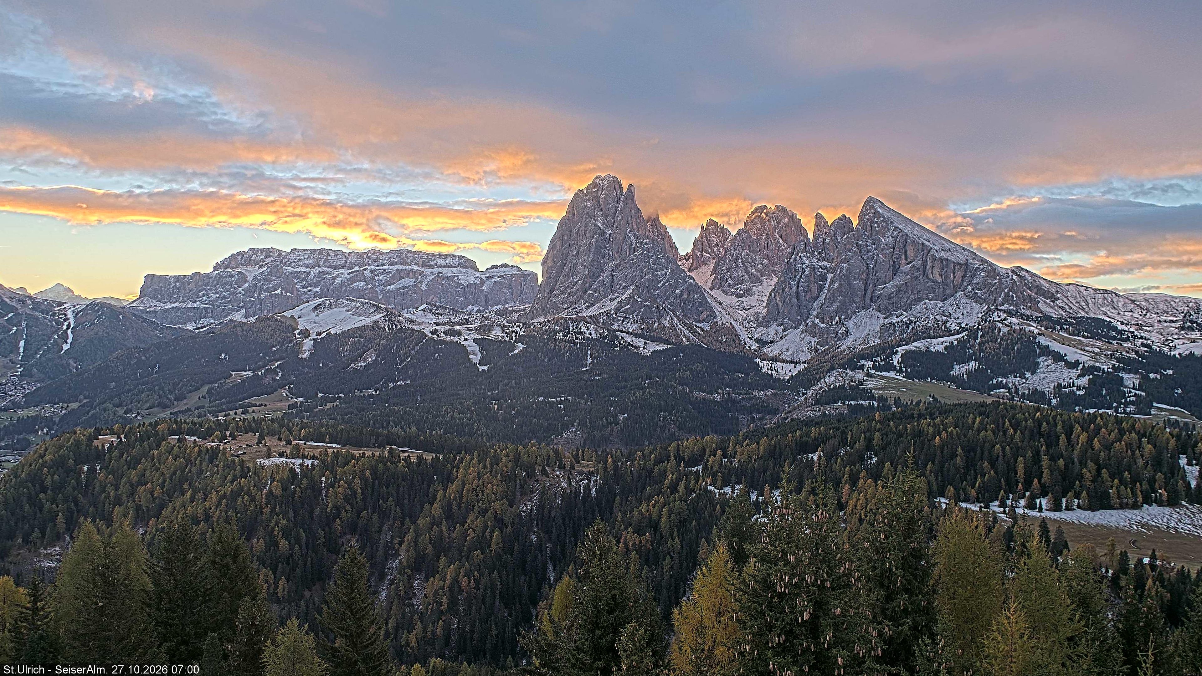 Archiv Foto Webcam Ausblick Seiser Alm