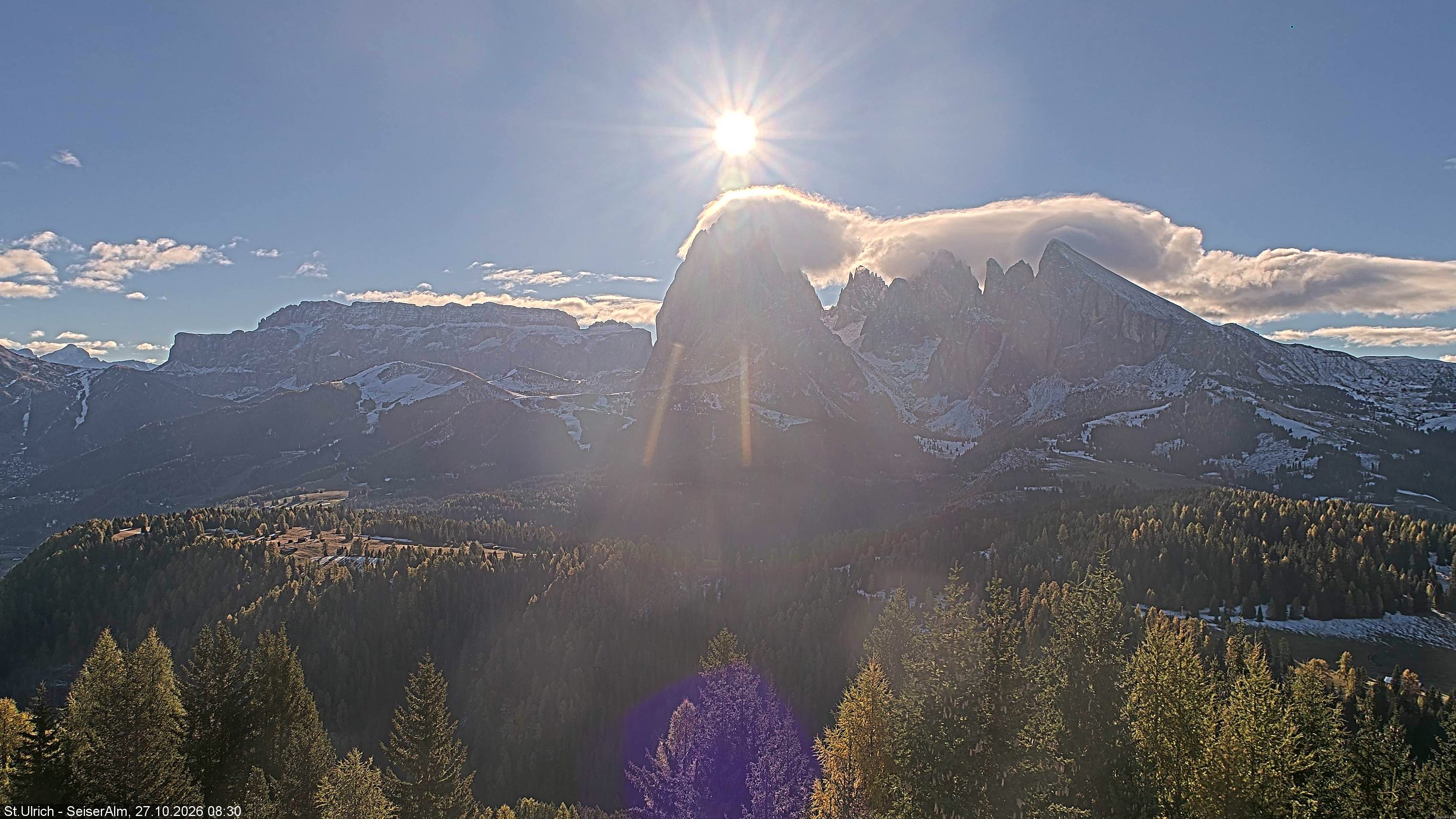 Archiv Foto Webcam Ausblick Seiser Alm