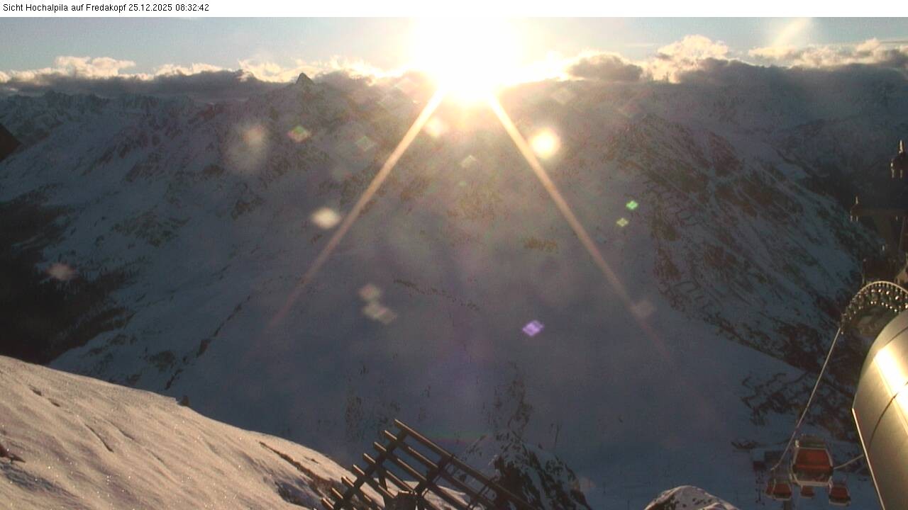 Archiv Foto Webcam Hochalpila Bahn in der Silvretta Montafon