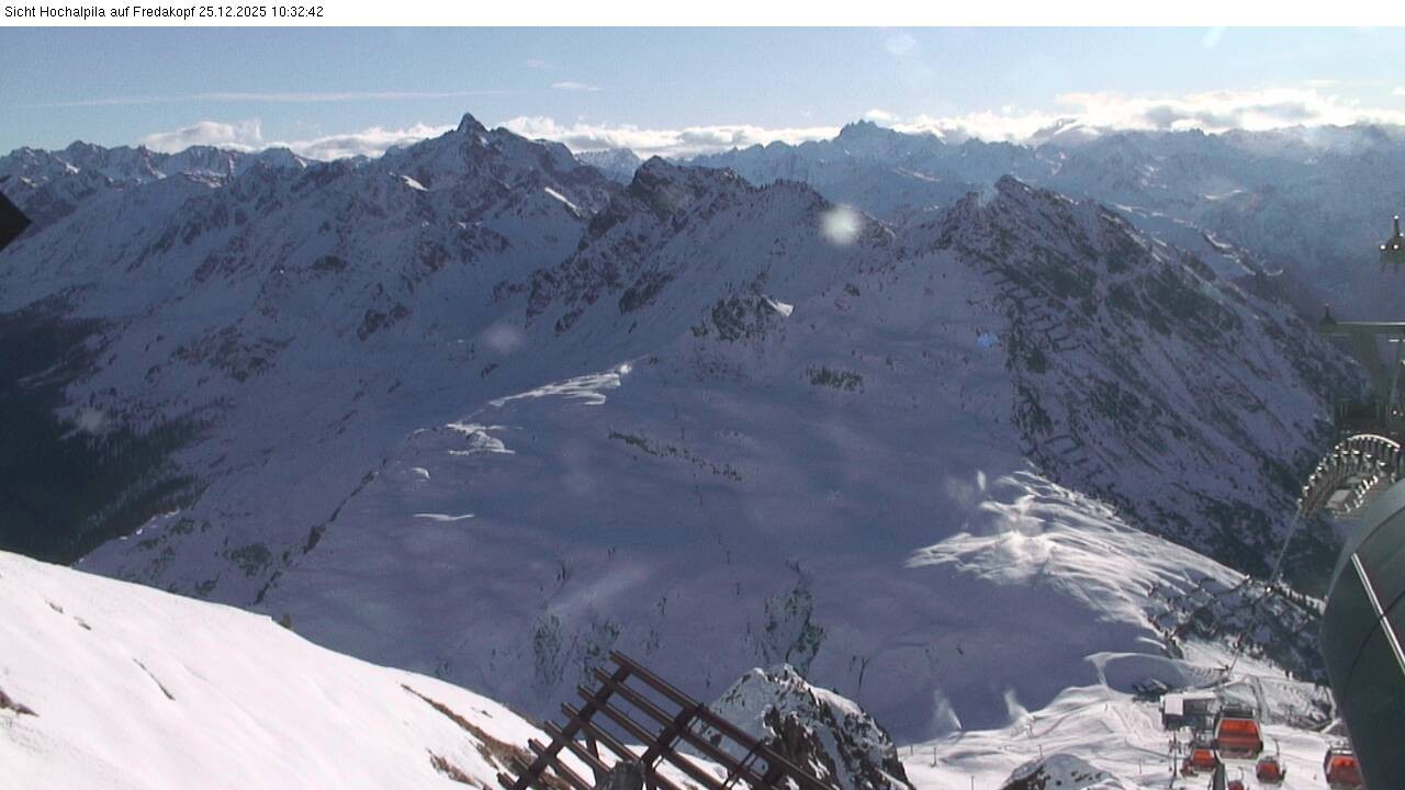 Archiv Foto Webcam Hochalpila Bahn in der Silvretta Montafon