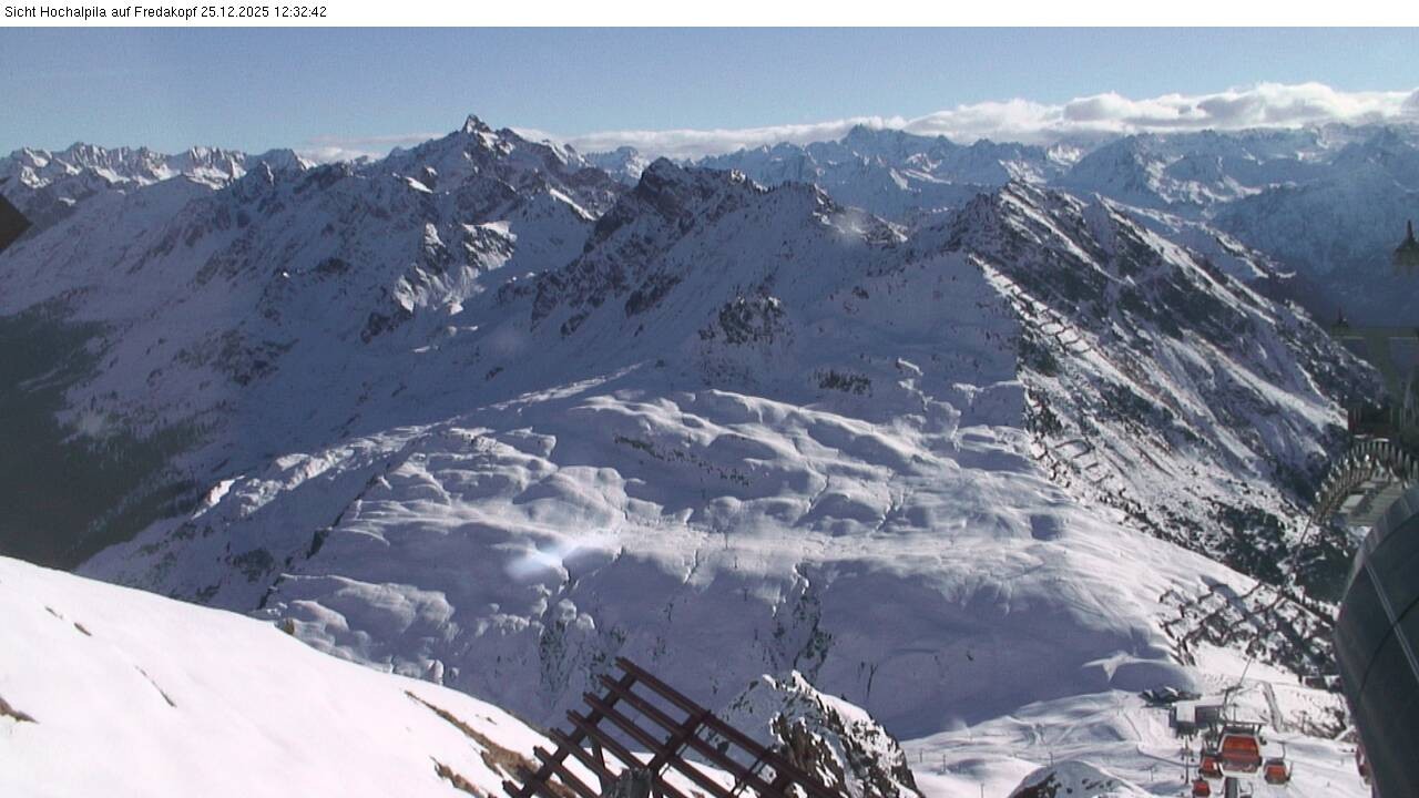 Archiv Foto Webcam Hochalpila Bahn in der Silvretta Montafon