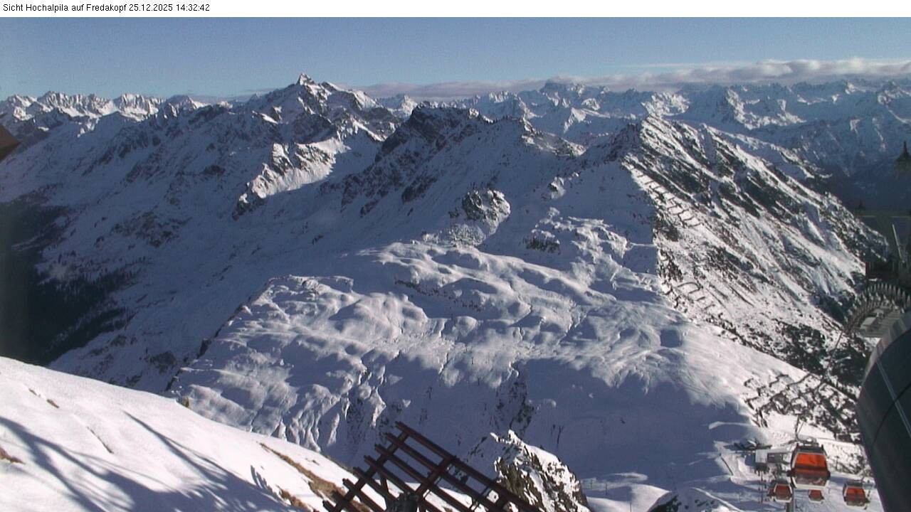 Archiv Foto Webcam Hochalpila Bahn in der Silvretta Montafon