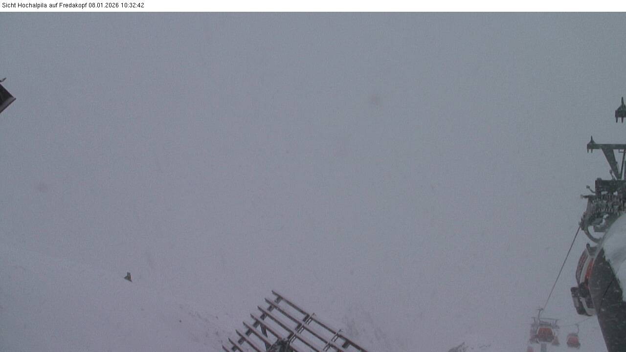 Archiv Foto Webcam Hochalpila Bahn in der Silvretta Montafon