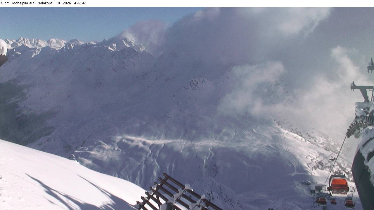 Archiv Foto Webcam Hochalpila Bahn in der Silvretta Montafon