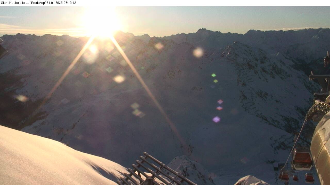 Archiv Foto Webcam Hochalpila Bahn in der Silvretta Montafon