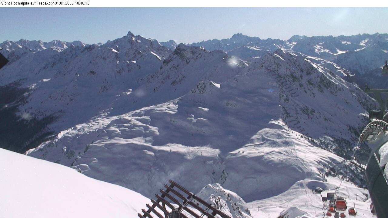 Archiv Foto Webcam Hochalpila Bahn in der Silvretta Montafon