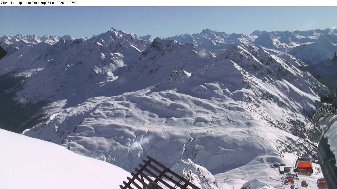 Archiv Foto Webcam Hochalpila Bahn in der Silvretta Montafon