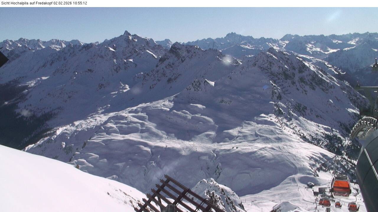 Archiv Foto Webcam Hochalpila Bahn in der Silvretta Montafon