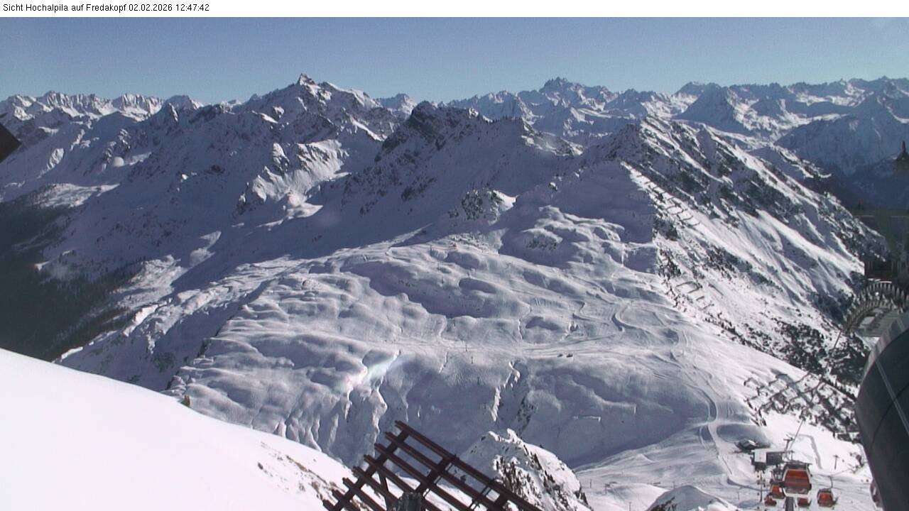 Archiv Foto Webcam Hochalpila Bahn in der Silvretta Montafon