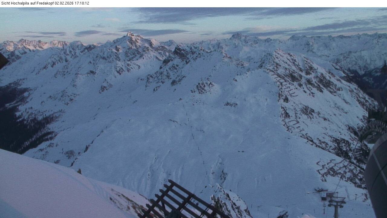 Archiv Foto Webcam Hochalpila Bahn in der Silvretta Montafon