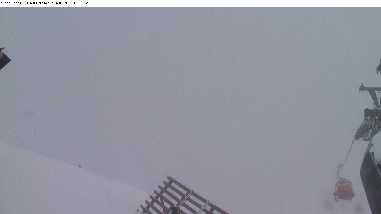 Archiv Foto Webcam Hochalpila Bahn in der Silvretta Montafon