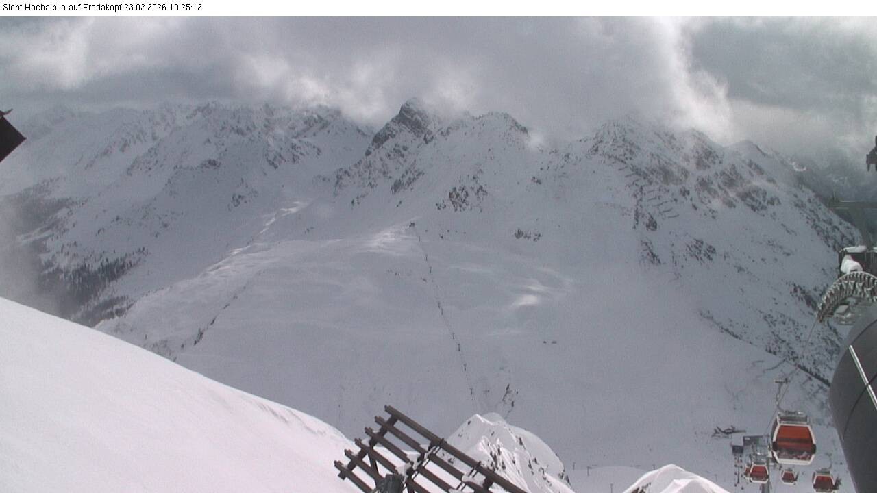 Archiv Foto Webcam Hochalpila Bahn in der Silvretta Montafon
