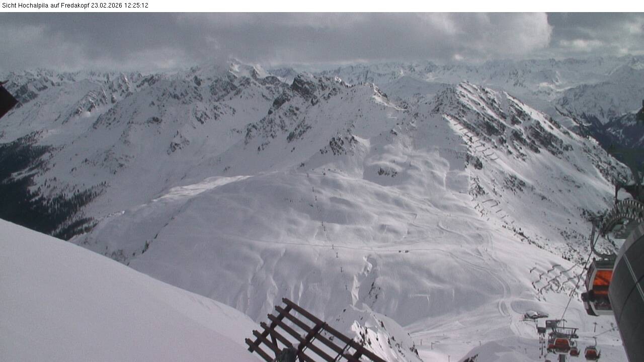 Archiv Foto Webcam Hochalpila Bahn in der Silvretta Montafon