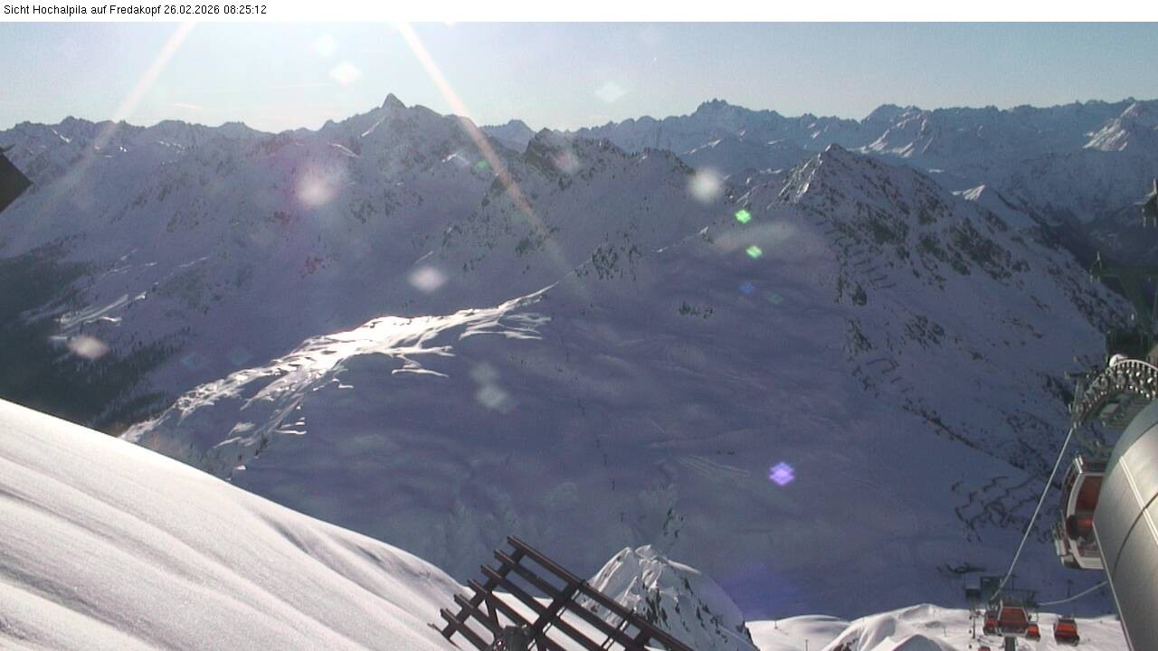 Archived image Webcam Hochalpila Gondola 