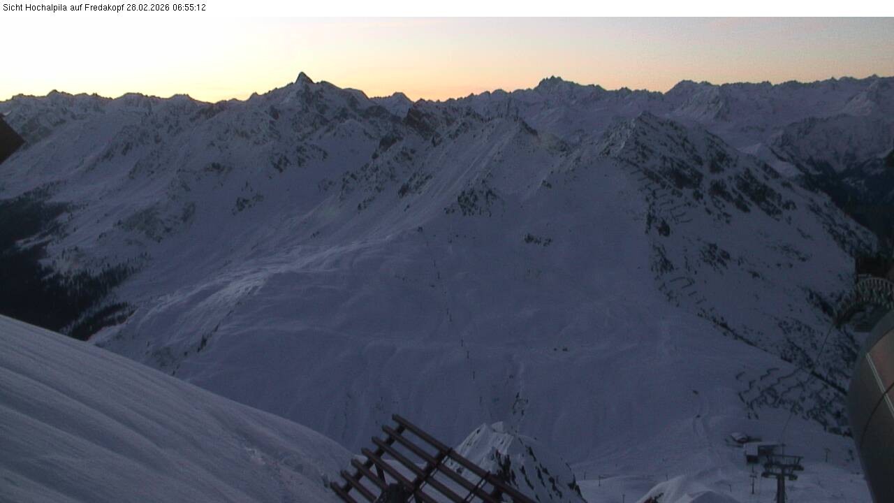 Archiv Foto Webcam Hochalpila Bahn in der Silvretta Montafon