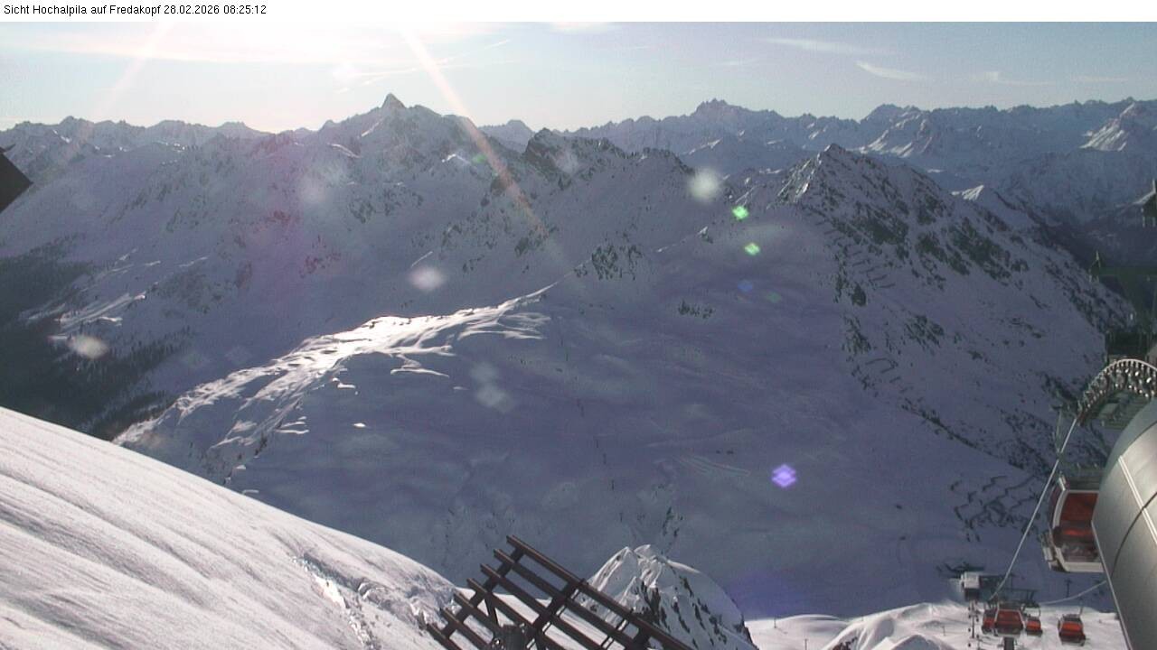 Archiv Foto Webcam Hochalpila Bahn in der Silvretta Montafon