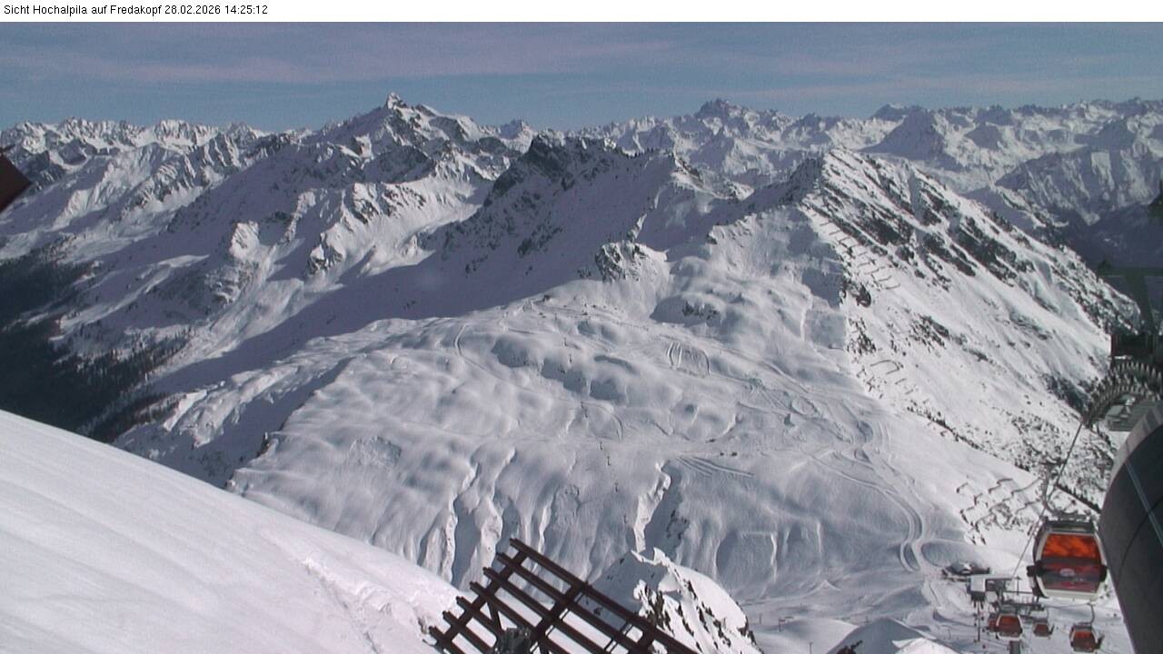 Archiv Foto Webcam Hochalpila Bahn in der Silvretta Montafon