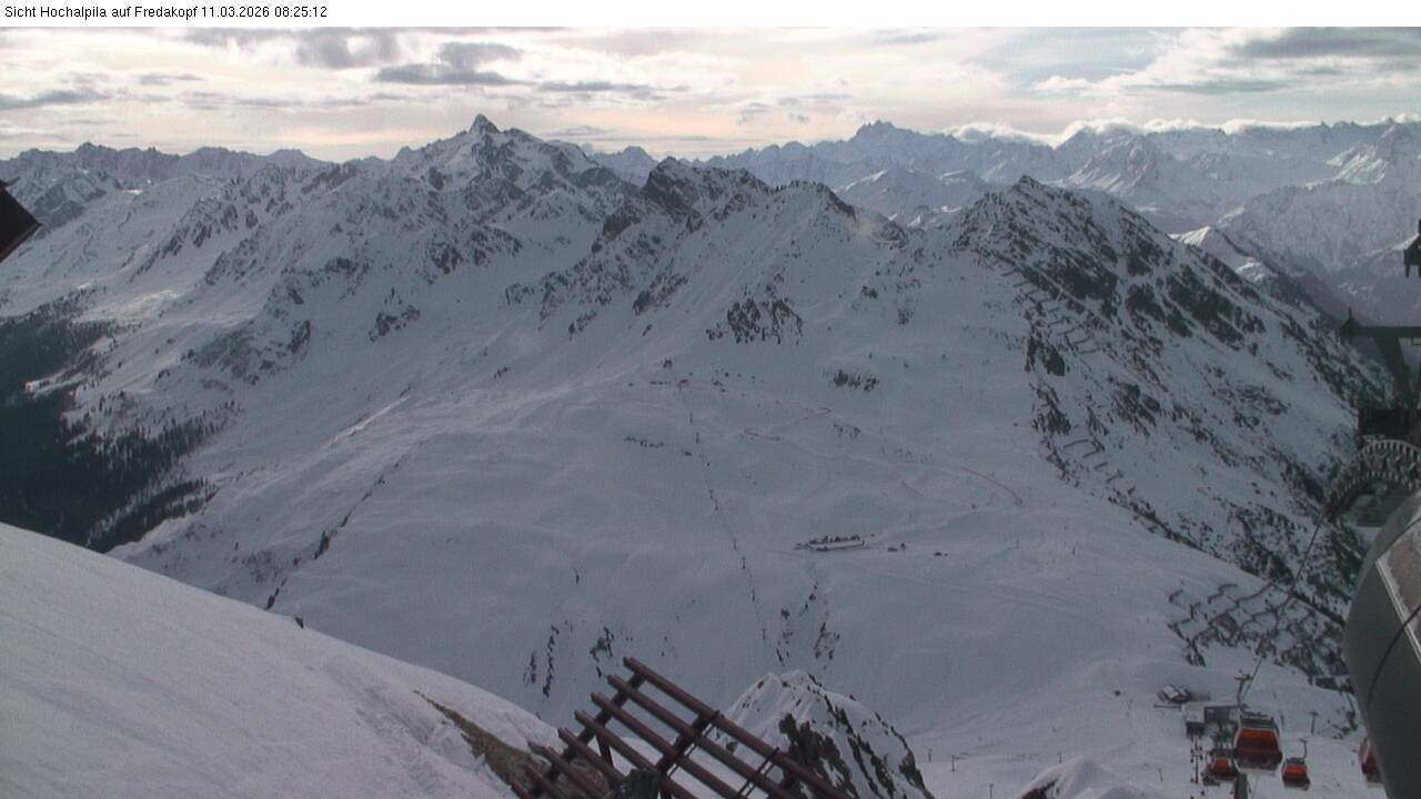 Archiv Foto Webcam Hochalpila Bahn in der Silvretta Montafon