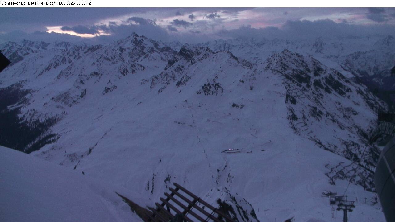 Archiv Foto Webcam Hochalpila Bahn in der Silvretta Montafon