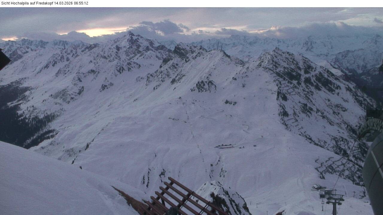 Archiv Foto Webcam Hochalpila Bahn in der Silvretta Montafon