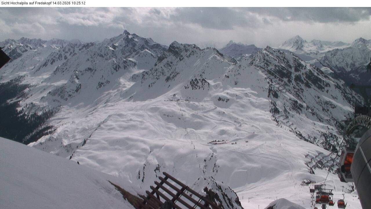 Archiv Foto Webcam Hochalpila Bahn in der Silvretta Montafon