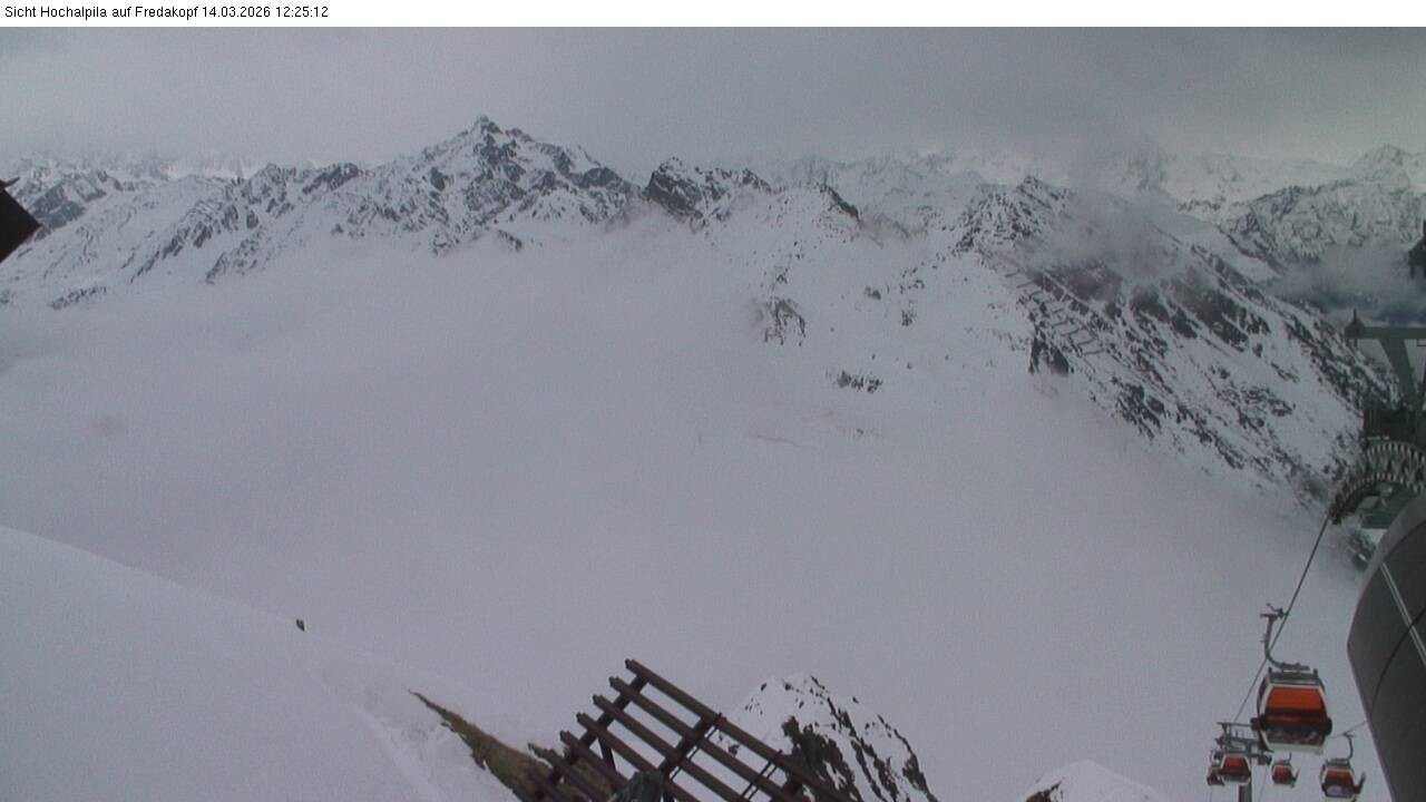 Archiv Foto Webcam Hochalpila Bahn in der Silvretta Montafon