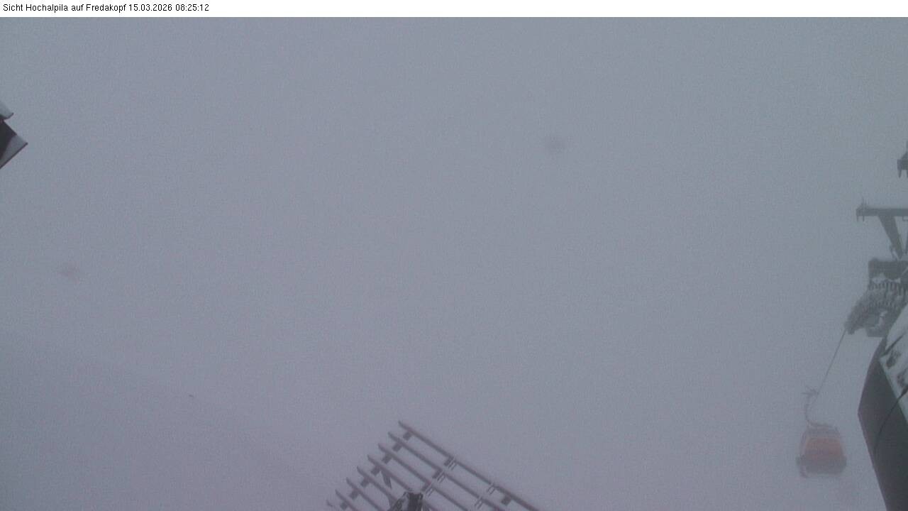 Archiv Foto Webcam Hochalpila Bahn in der Silvretta Montafon