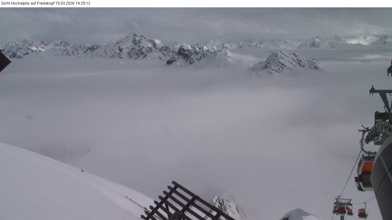 Archiv Foto Webcam Hochalpila Bahn in der Silvretta Montafon