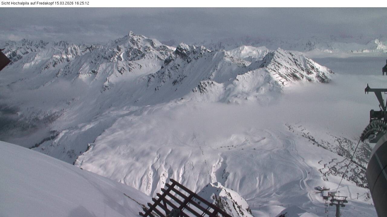Archiv Foto Webcam Hochalpila Bahn in der Silvretta Montafon