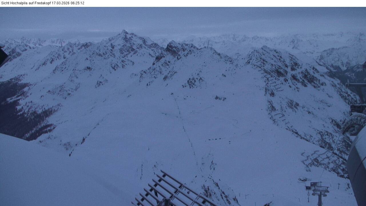 Archiv Foto Webcam Hochalpila Bahn in der Silvretta Montafon