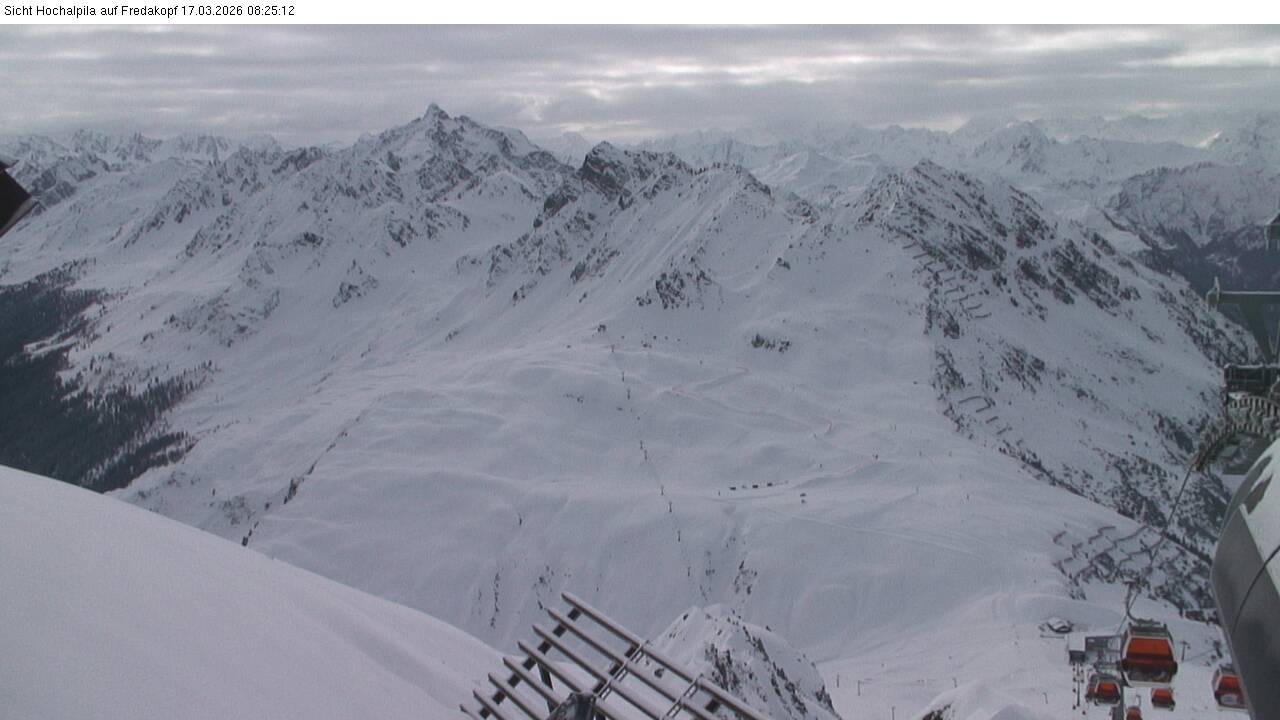 Archiv Foto Webcam Hochalpila Bahn in der Silvretta Montafon