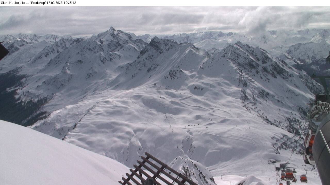 Archiv Foto Webcam Hochalpila Bahn in der Silvretta Montafon