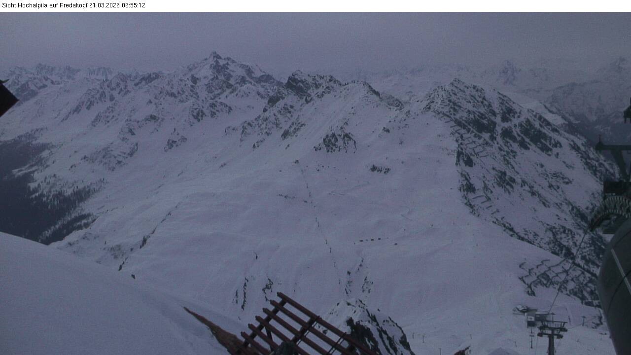 Archiv Foto Webcam Hochalpila Bahn in der Silvretta Montafon