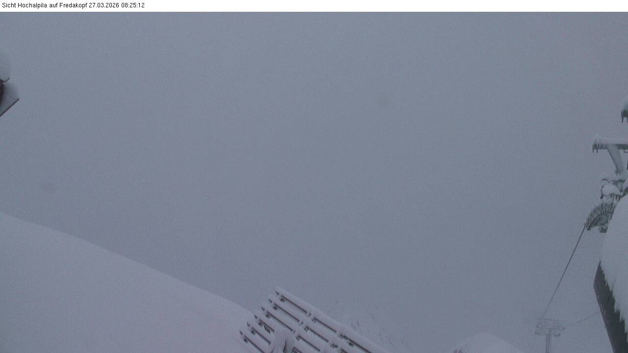 Archiv Foto Webcam Hochalpila Bahn in der Silvretta Montafon