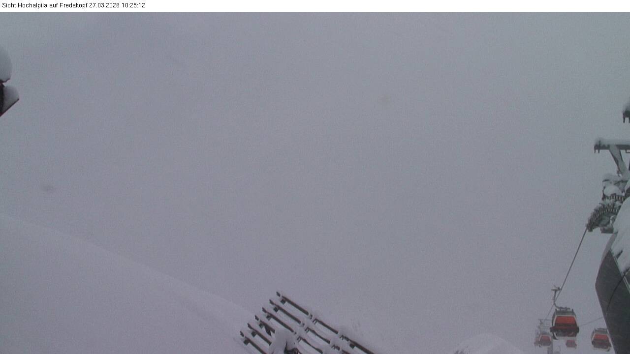 Archiv Foto Webcam Hochalpila Bahn in der Silvretta Montafon