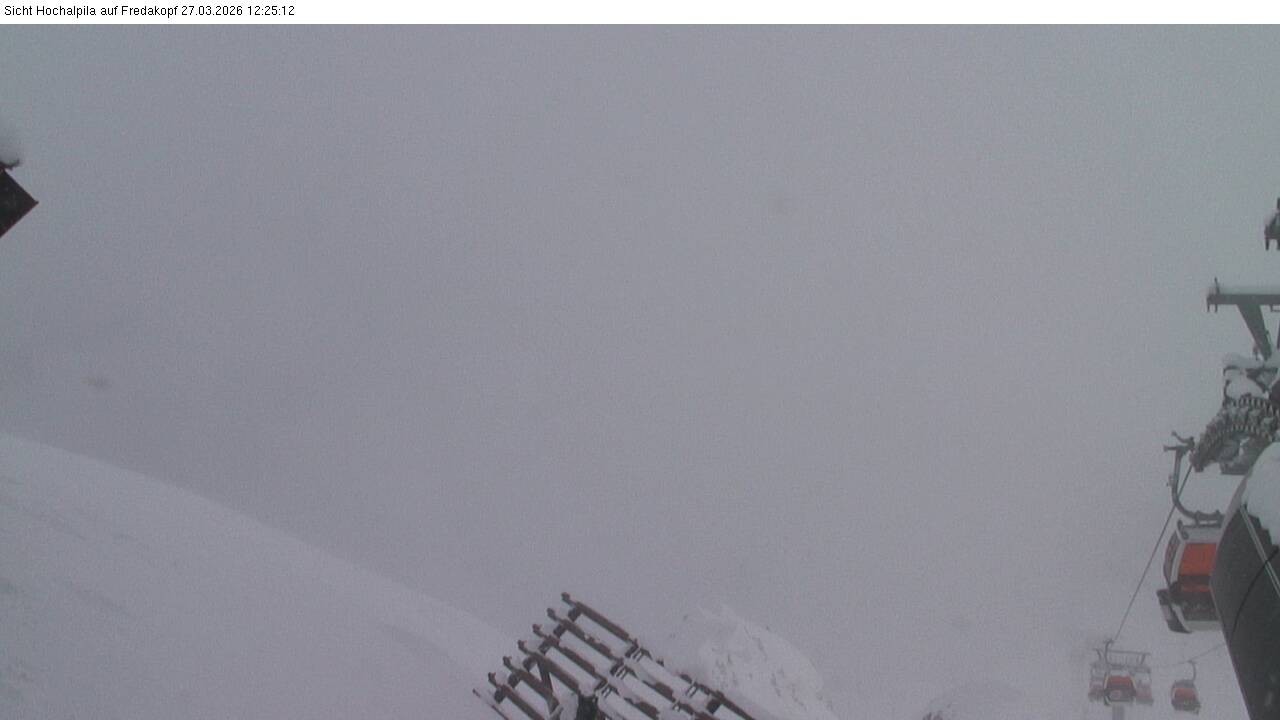 Archiv Foto Webcam Hochalpila Bahn in der Silvretta Montafon