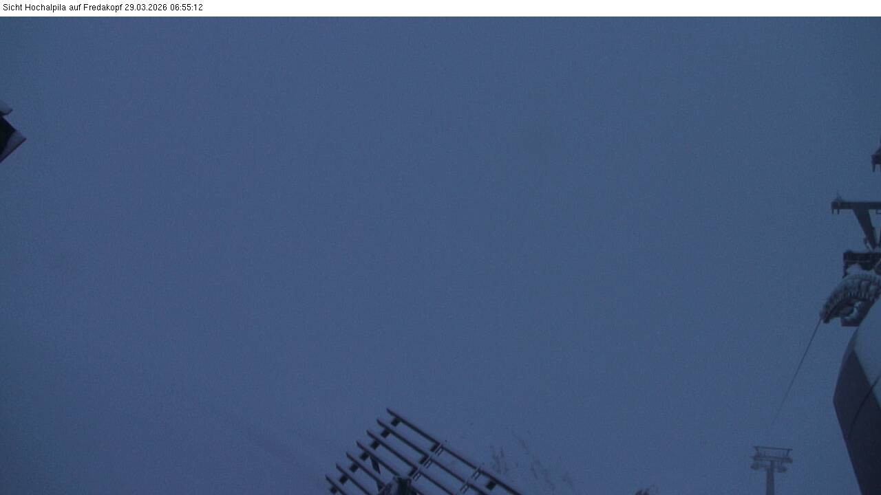 Archiv Foto Webcam Hochalpila Bahn in der Silvretta Montafon