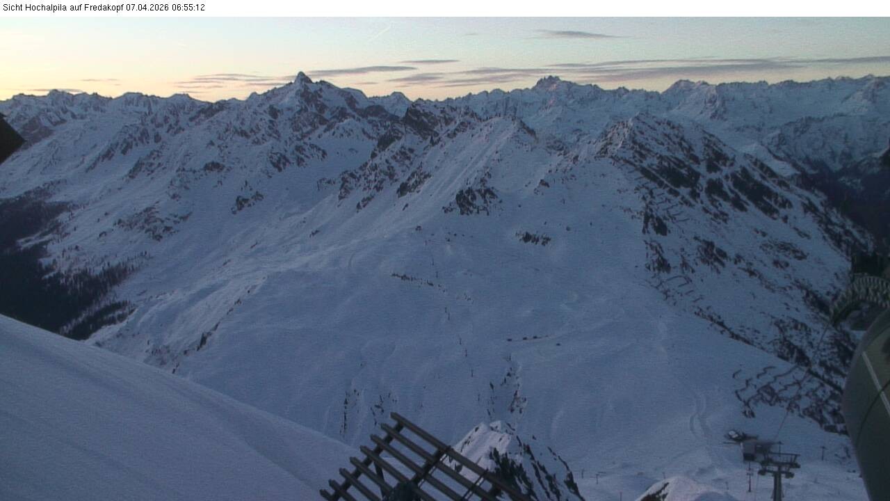 Archiv Foto Webcam Hochalpila Bahn in der Silvretta Montafon