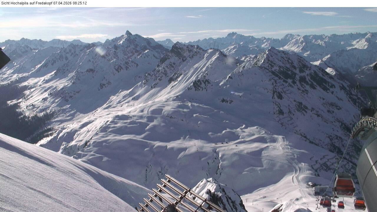 Archiv Foto Webcam Hochalpila Bahn in der Silvretta Montafon