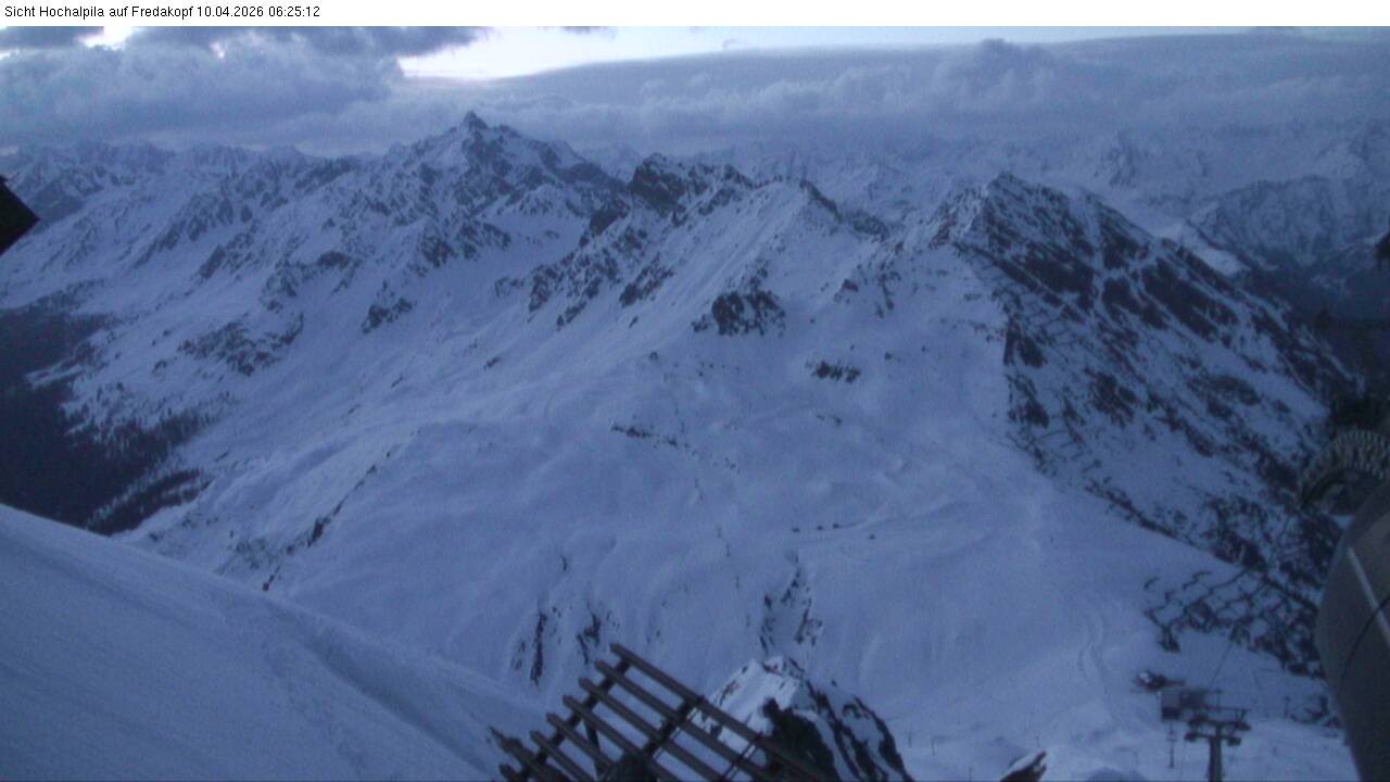 Archiv Foto Webcam Hochalpila Bahn in der Silvretta Montafon