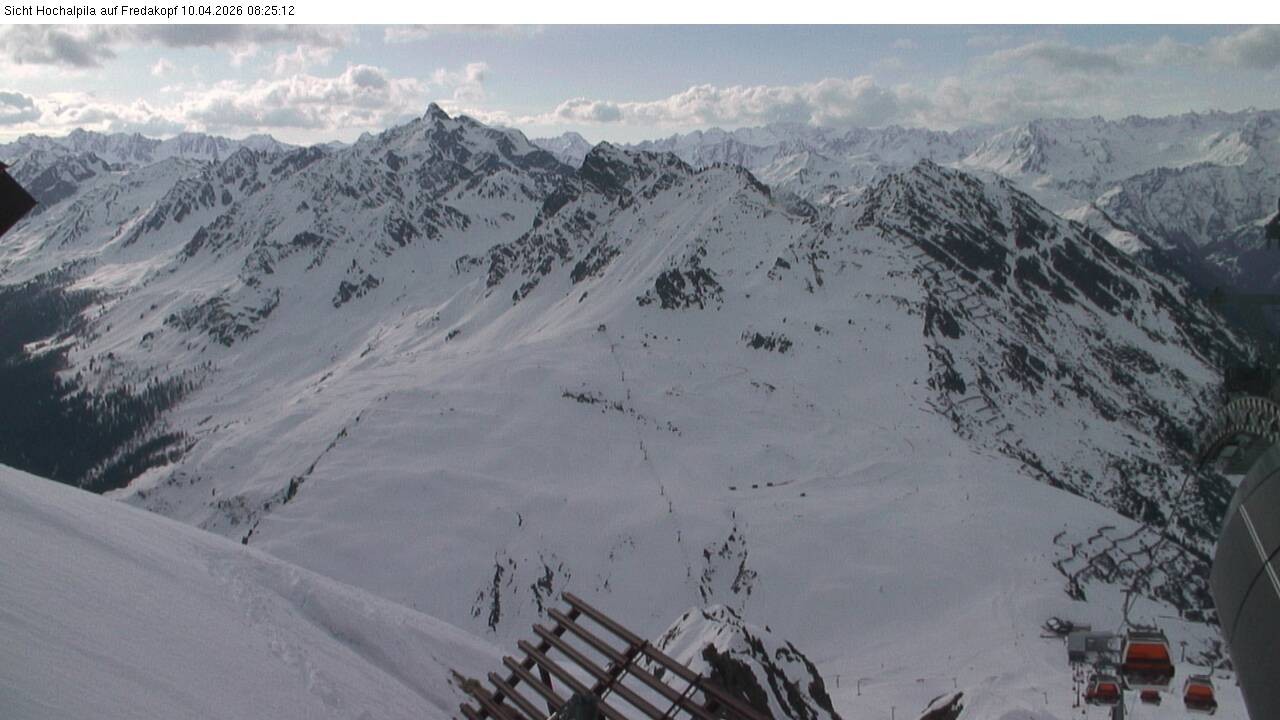 Archiv Foto Webcam Hochalpila Bahn in der Silvretta Montafon
