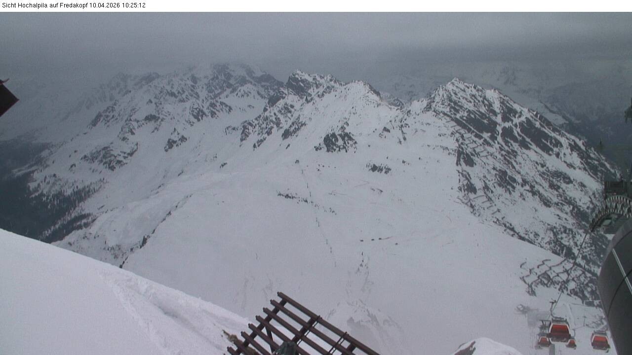 Archiv Foto Webcam Hochalpila Bahn in der Silvretta Montafon