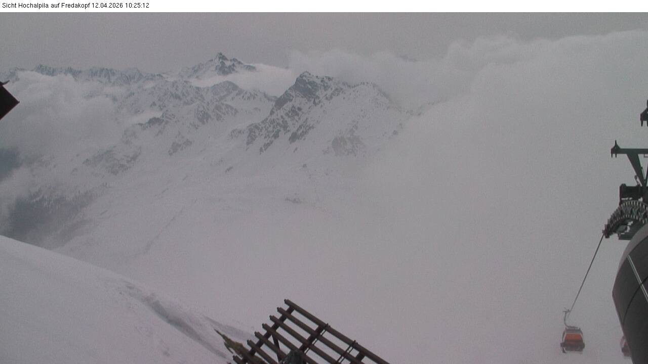 Archiv Foto Webcam Hochalpila Bahn in der Silvretta Montafon