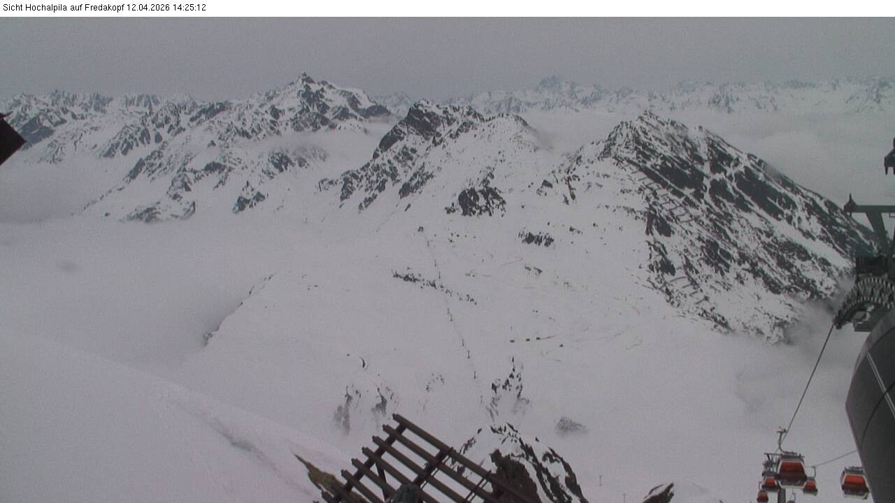 Archiv Foto Webcam Hochalpila Bahn in der Silvretta Montafon