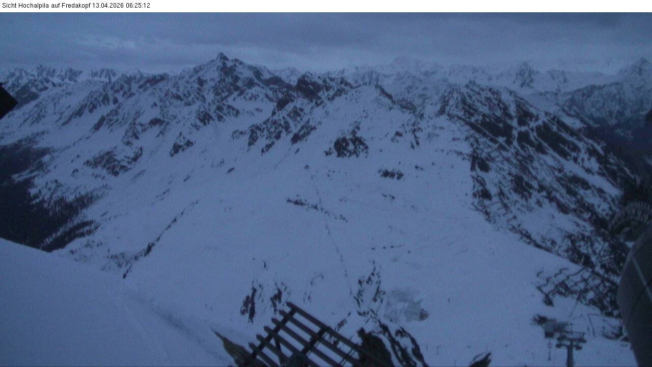 Archiv Foto Webcam Hochalpila Bahn in der Silvretta Montafon