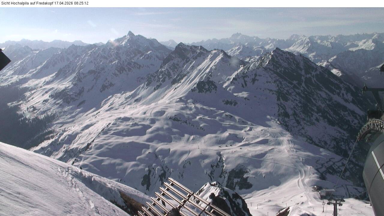 Archiv Foto Webcam Hochalpila Bahn in der Silvretta Montafon