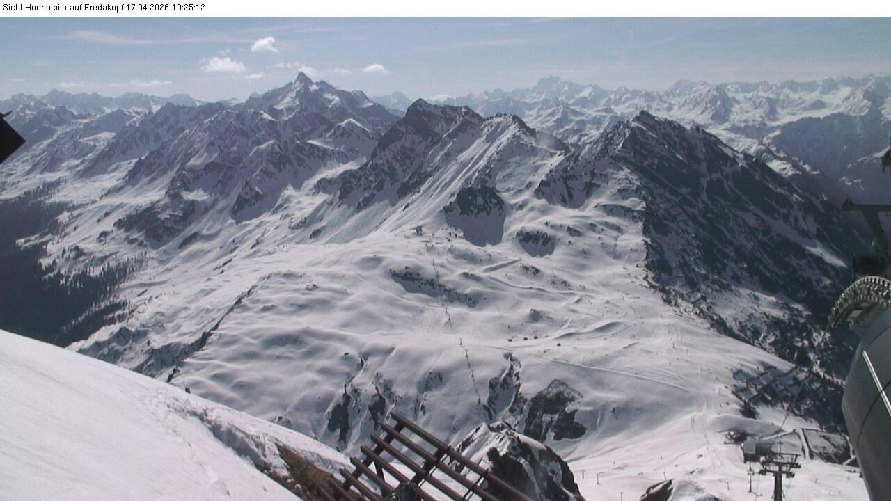 Archiv Foto Webcam Hochalpila Bahn in der Silvretta Montafon